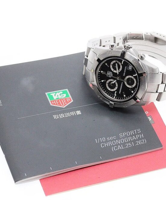 TAG HEUER Exclusive CN111F Chronograph black Dial Quartz Men\'s Watch_945529 main image 11